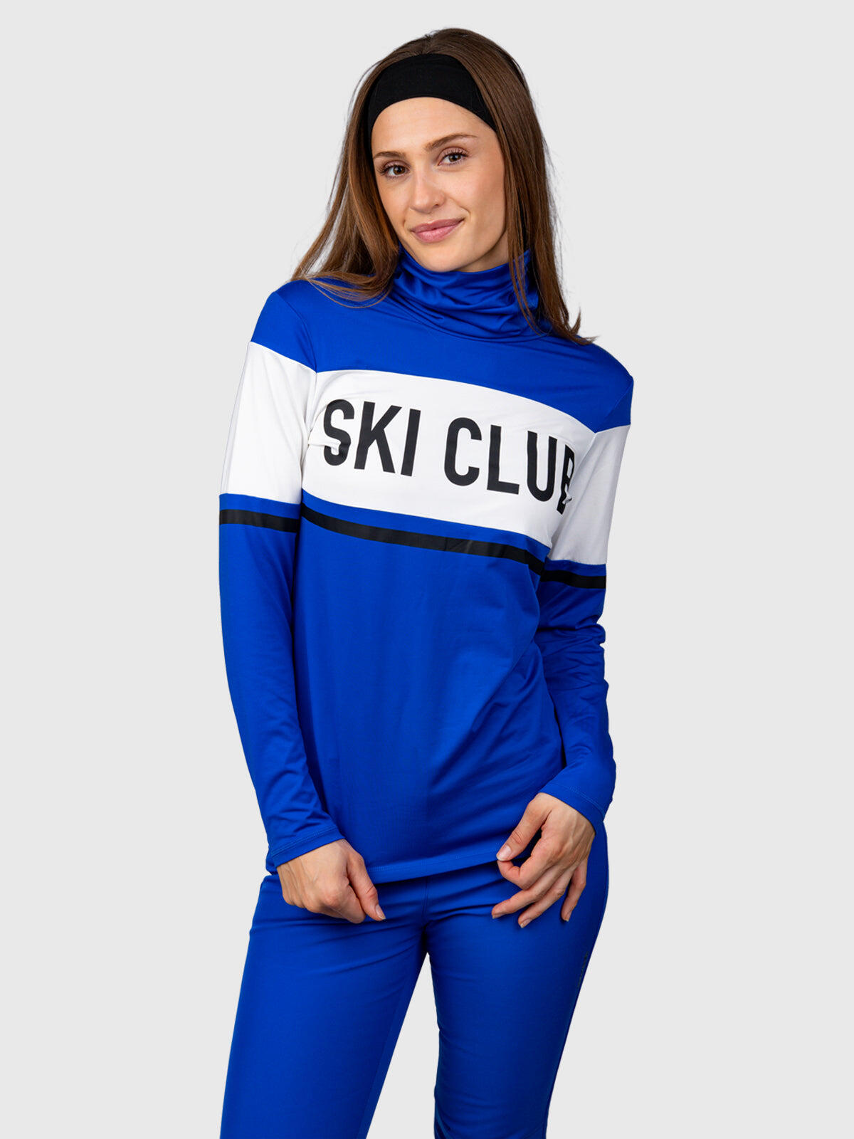 Kohika Dames Fleece Outdoor Fleece Cozy Collar Dazzling Blue 4/6