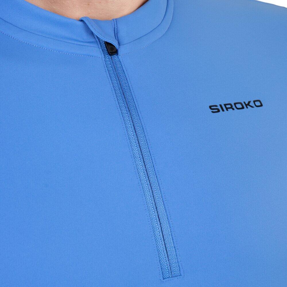 Camisola de ciclismo gravel de meio fecho zipper para homem GM5 Terraquest Blue 4/7