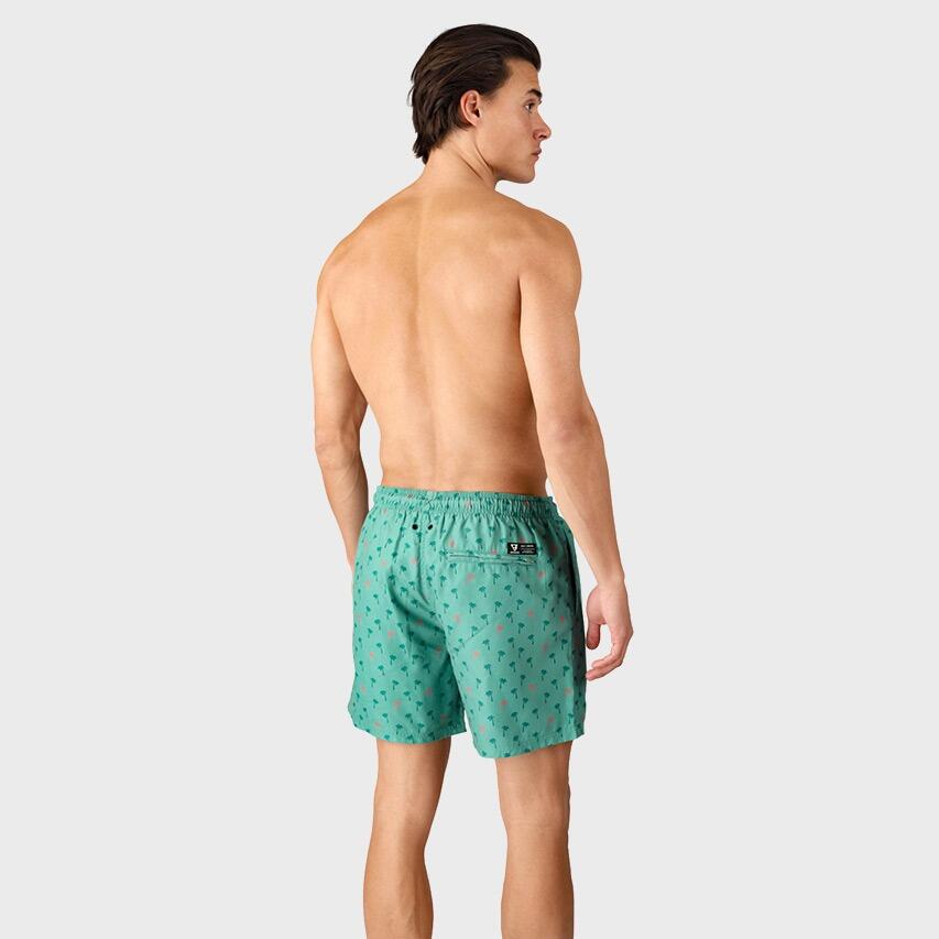 Cester-Mini Heren Swim Shorts Watersport 4-Way Stretch Fast drying Bottle Green 3/7