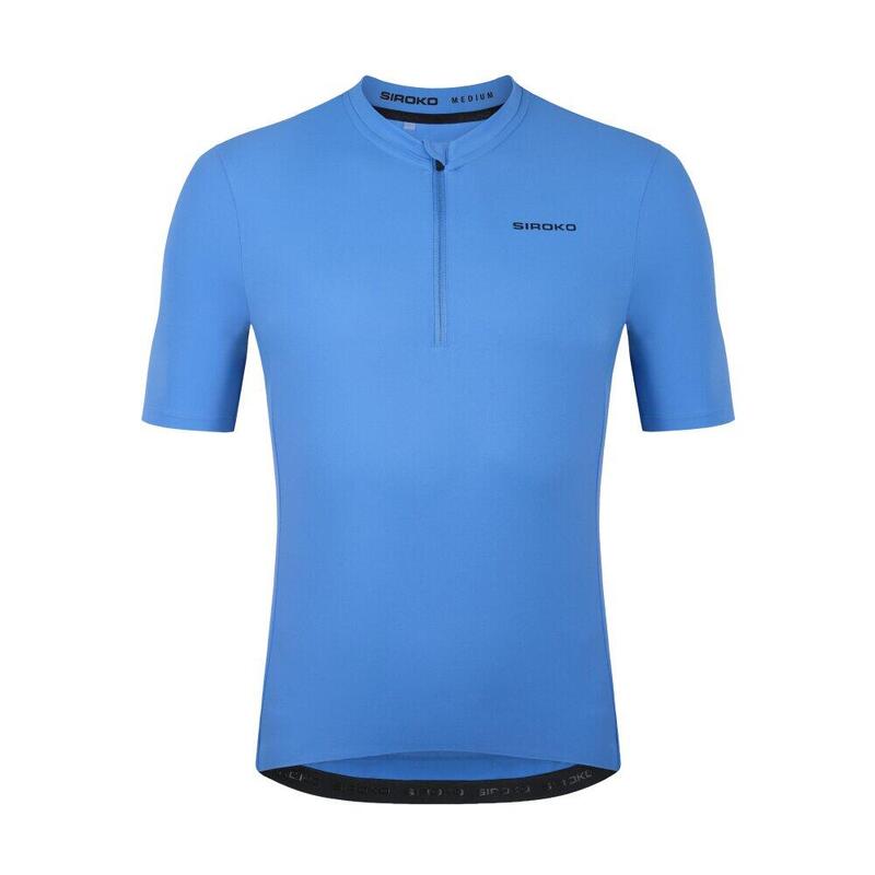 Tricou de pentru bărbați, cu jumătate de fermoar GM5 Terraquest Blue Albastru