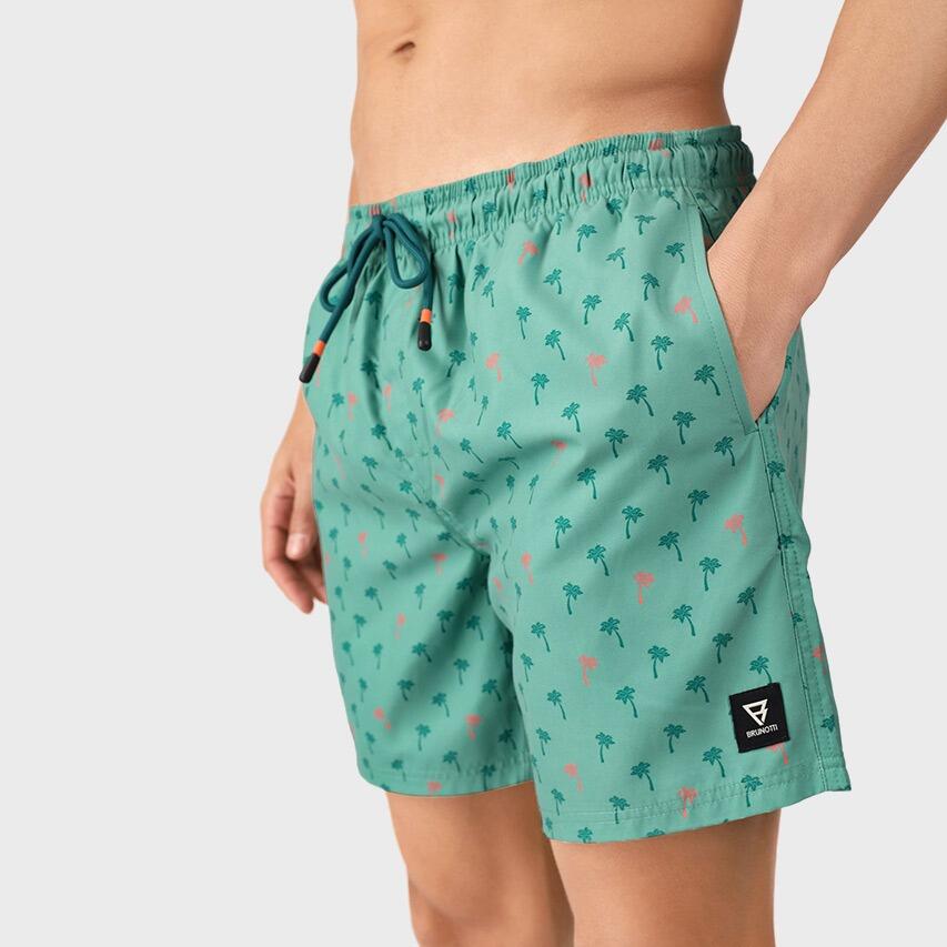 Cester-Mini Heren Swim Shorts Watersport 4-Way Stretch Fast drying Bottle Green 4/7