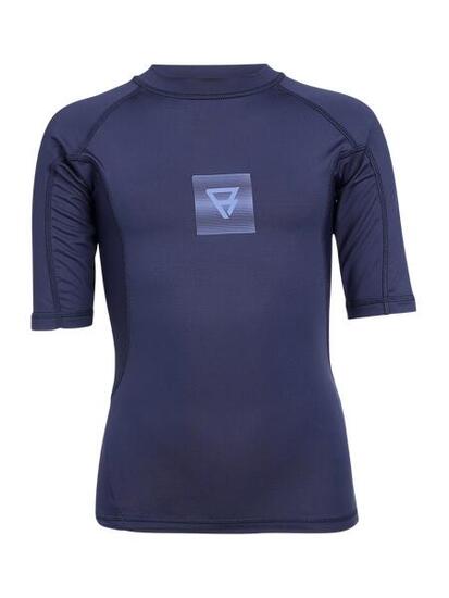 Waveguardy Jongens Rashguard Watersport Fast drying Short sleeves Indigo Blue