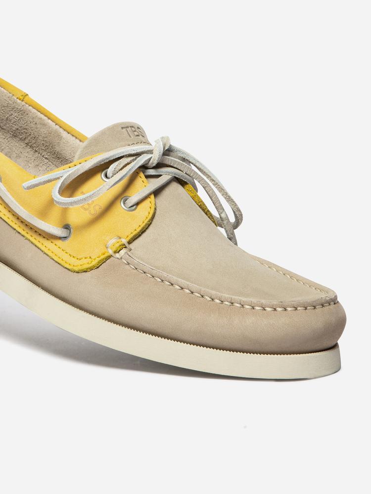 Chaussures bateau homme PHENIS Beige / Mimosa 2/5
