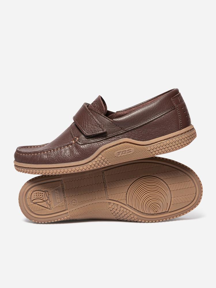 Chaussures bateau Homme - GALAIS Chocolat 3/5