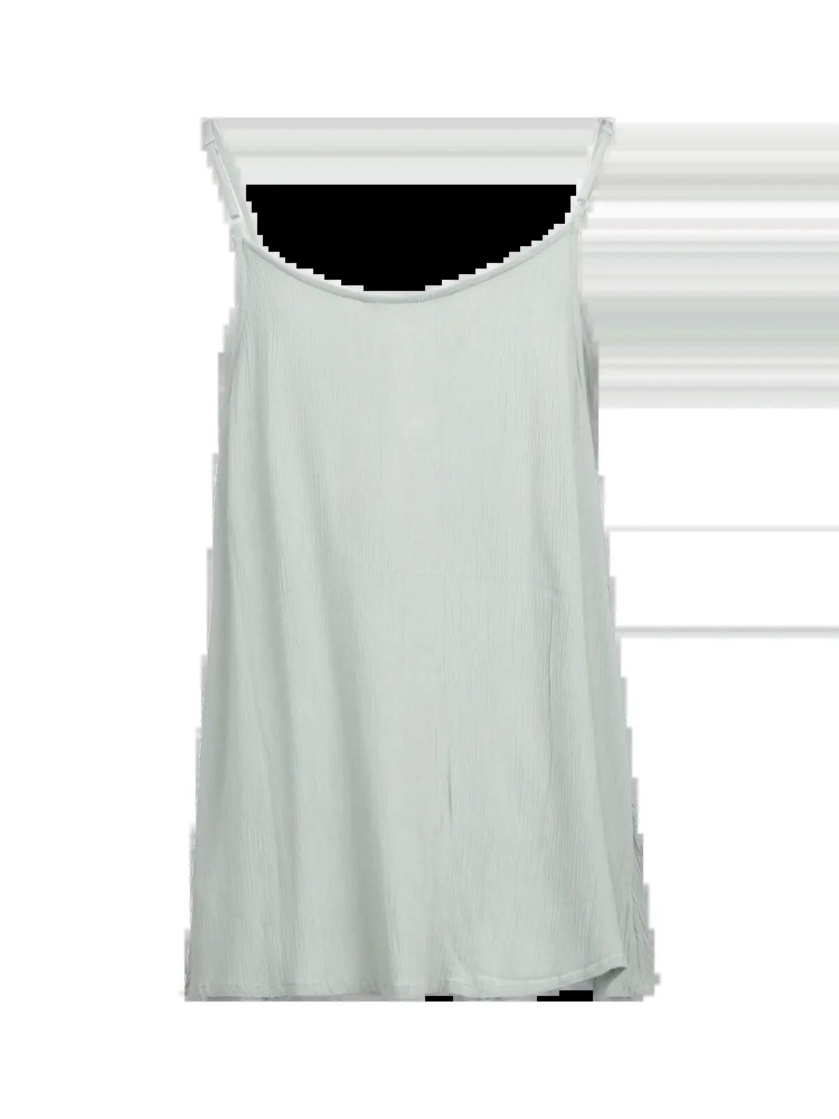 Tanyeal Dames Top Fashion Loose Fit Lightweight Aqua Grey 2/7