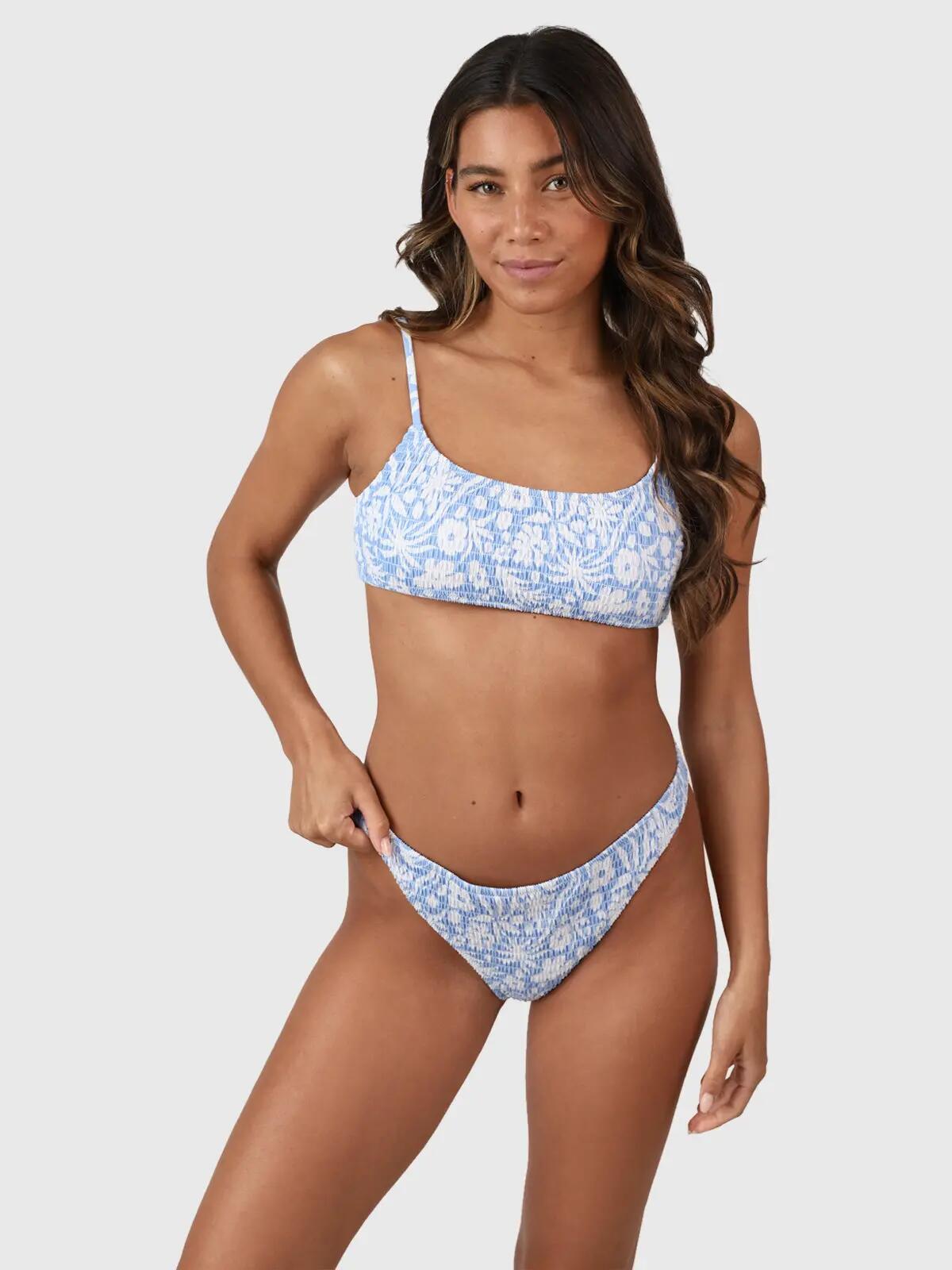 Cruzin-Swirl Dames Bikini Watersport Bralette Snow 3/5