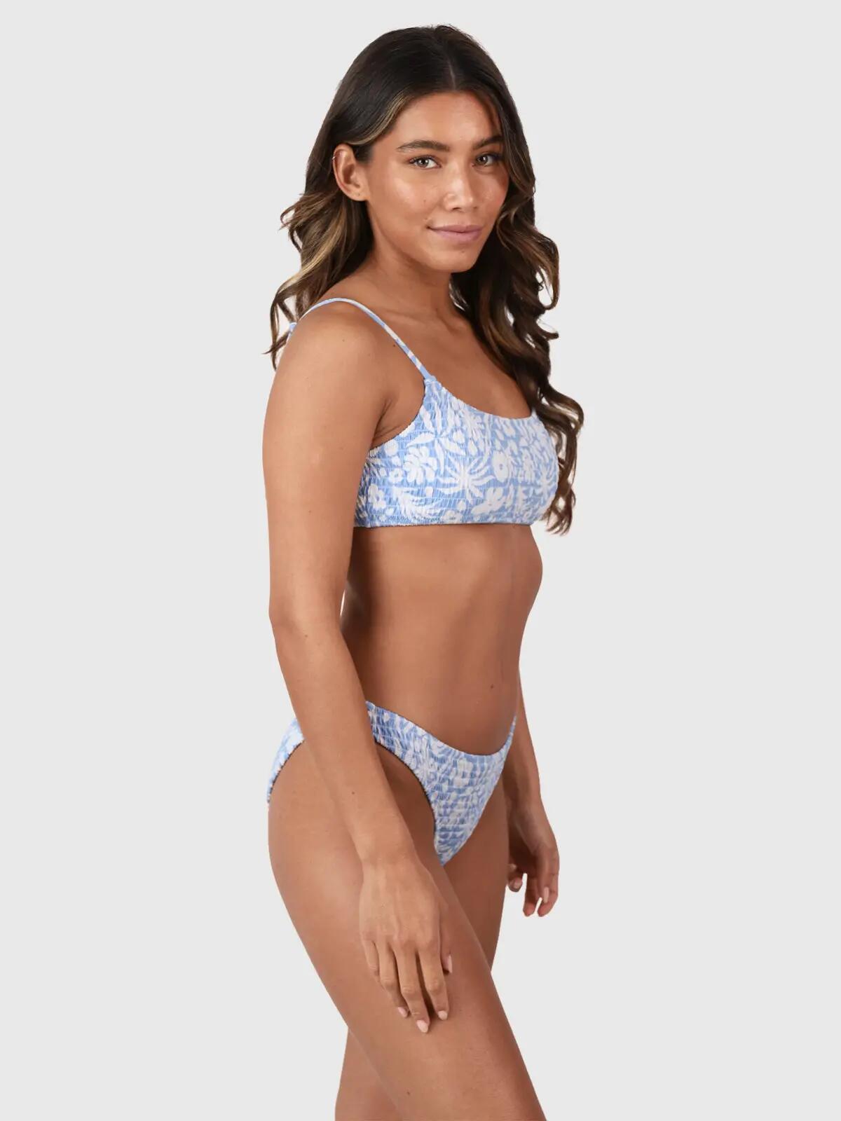 Cruzin-Swirl Dames Bikini Watersport Bralette Snow 4/5