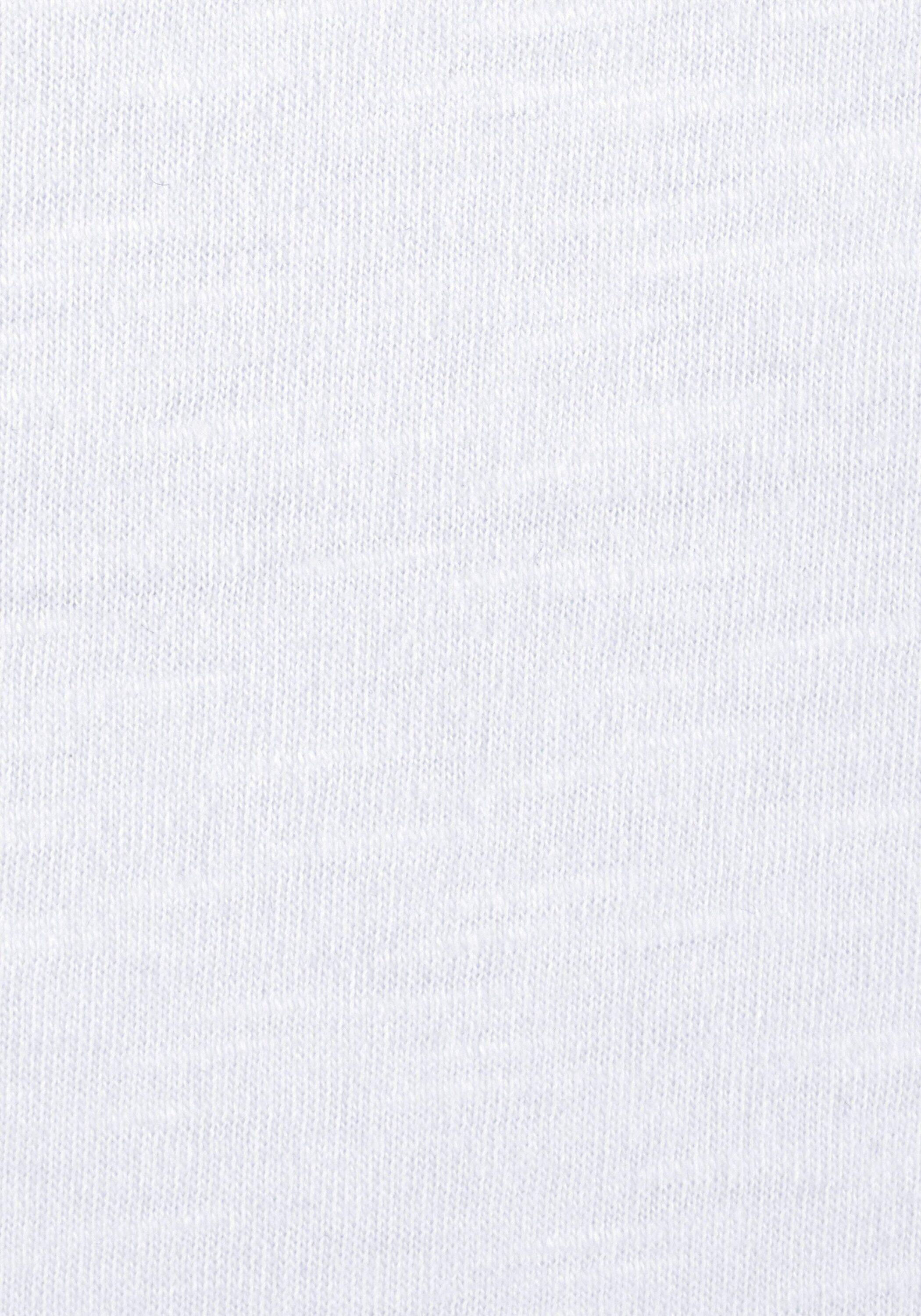 Damen Beachtime T-Shirt mit modischem Print vorn 4/5