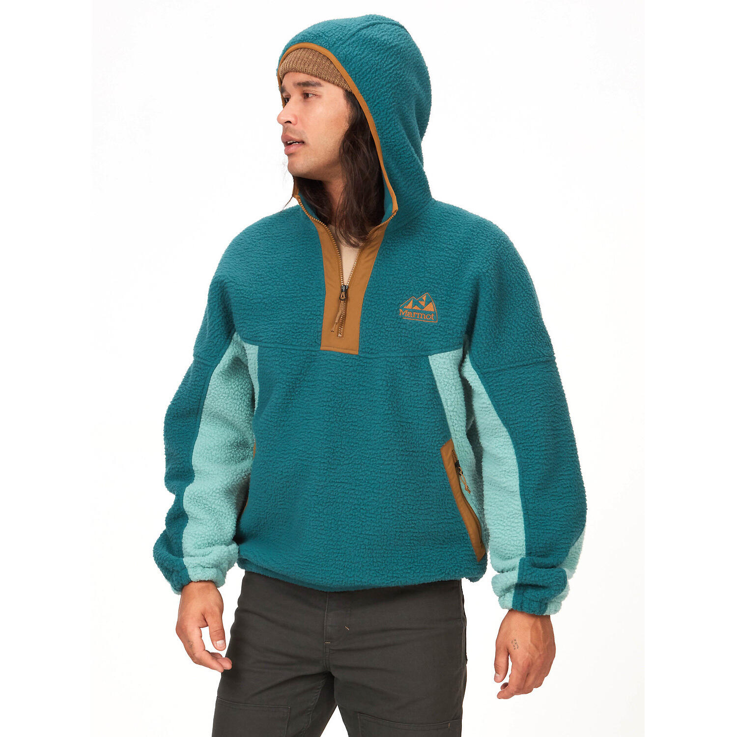 Herren Sichtschutz M SUPER AROS FLEECE HOODIE 1/3