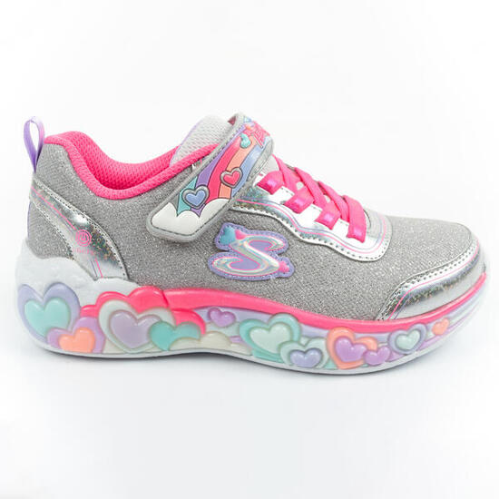 Buty sportowe dziecięce Skechers S Lights LED na rzep