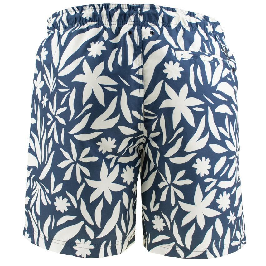 Cester-AO Herren Badehose 4-Wege-Stretch Schnell trocknend Indigo Blue 6/7