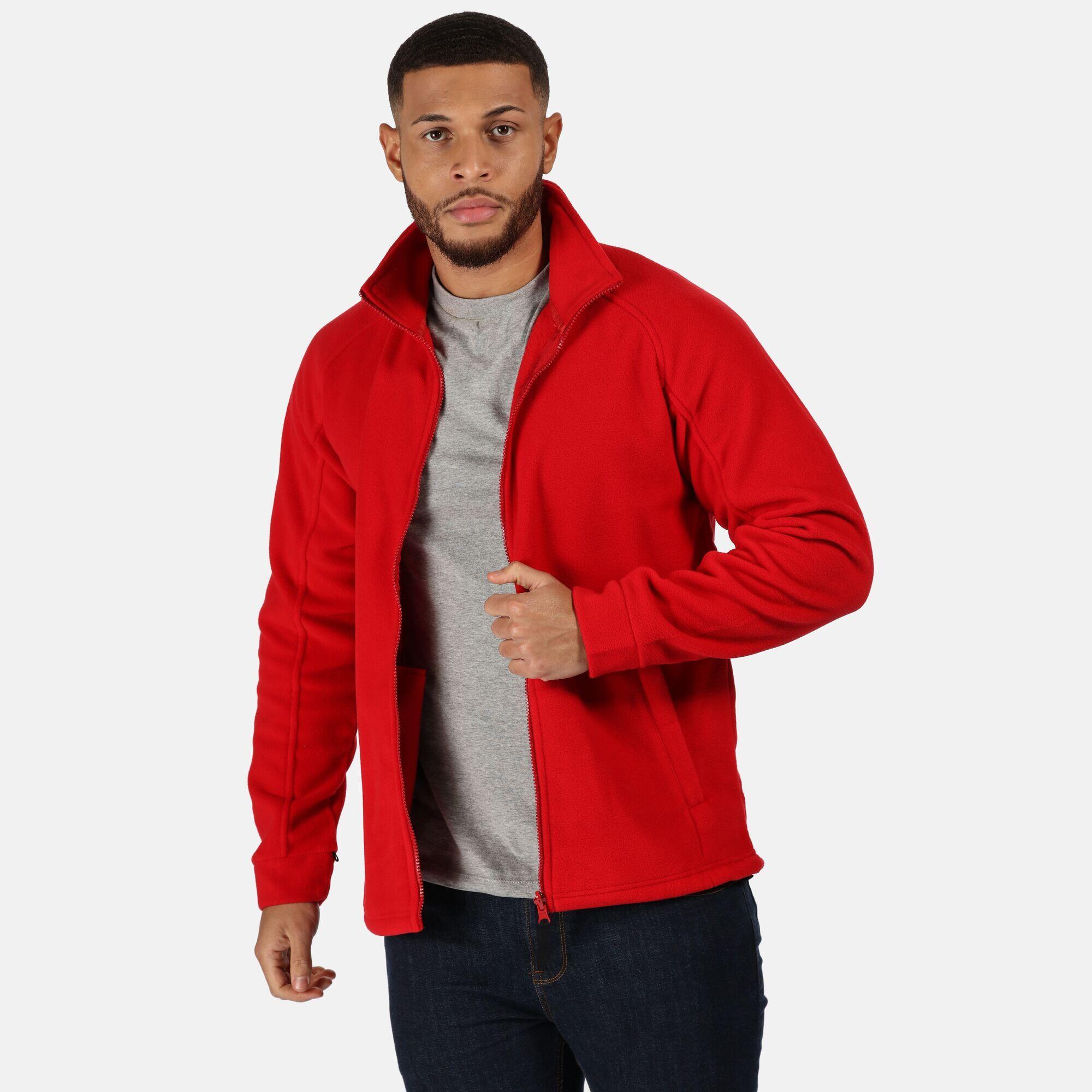 Mens Thor III AntiPill Fleece Jacket (Classic Red) 4/5