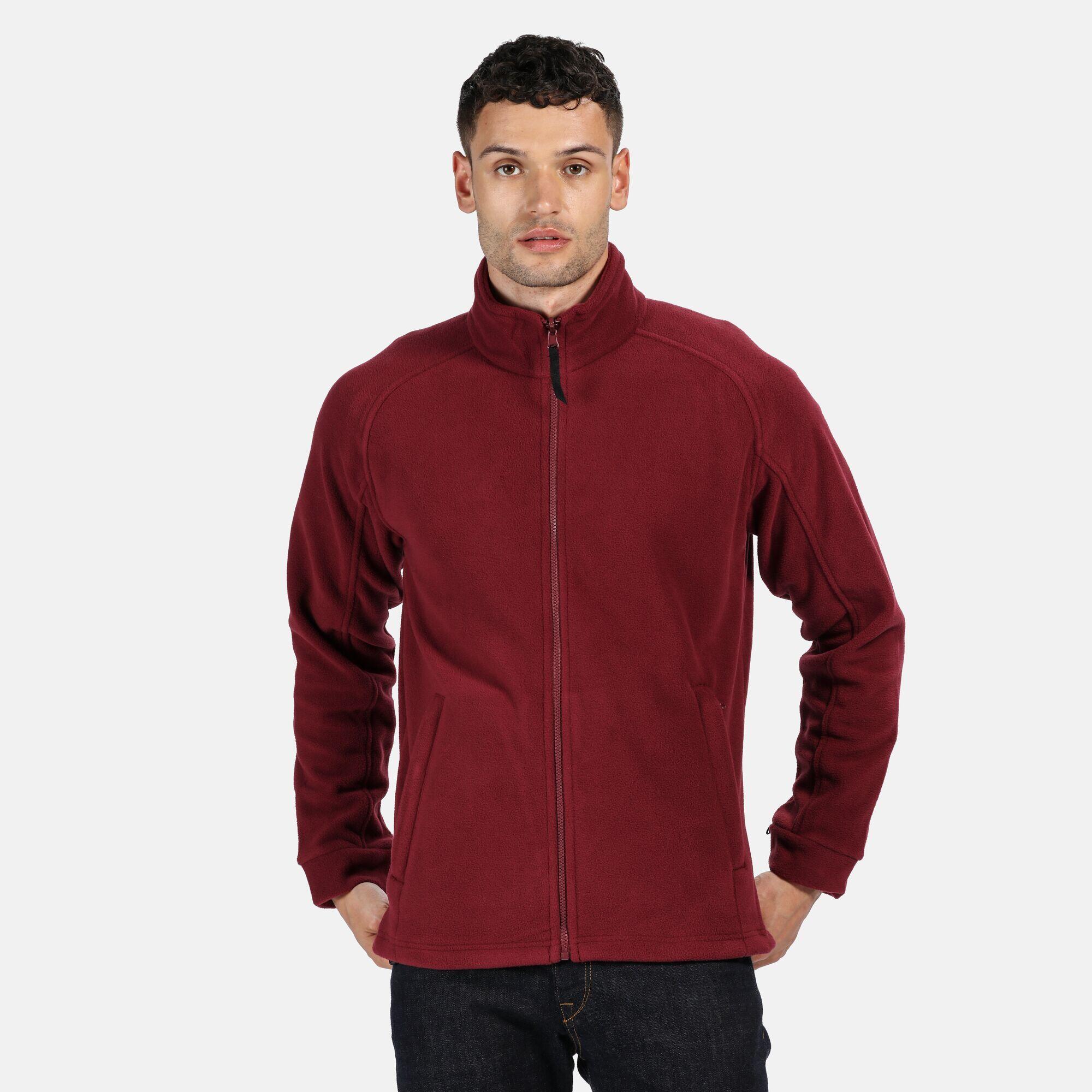 Mens Thor III AntiPill Fleece Jacket (Bordeaux) REGATTA | Decathlon