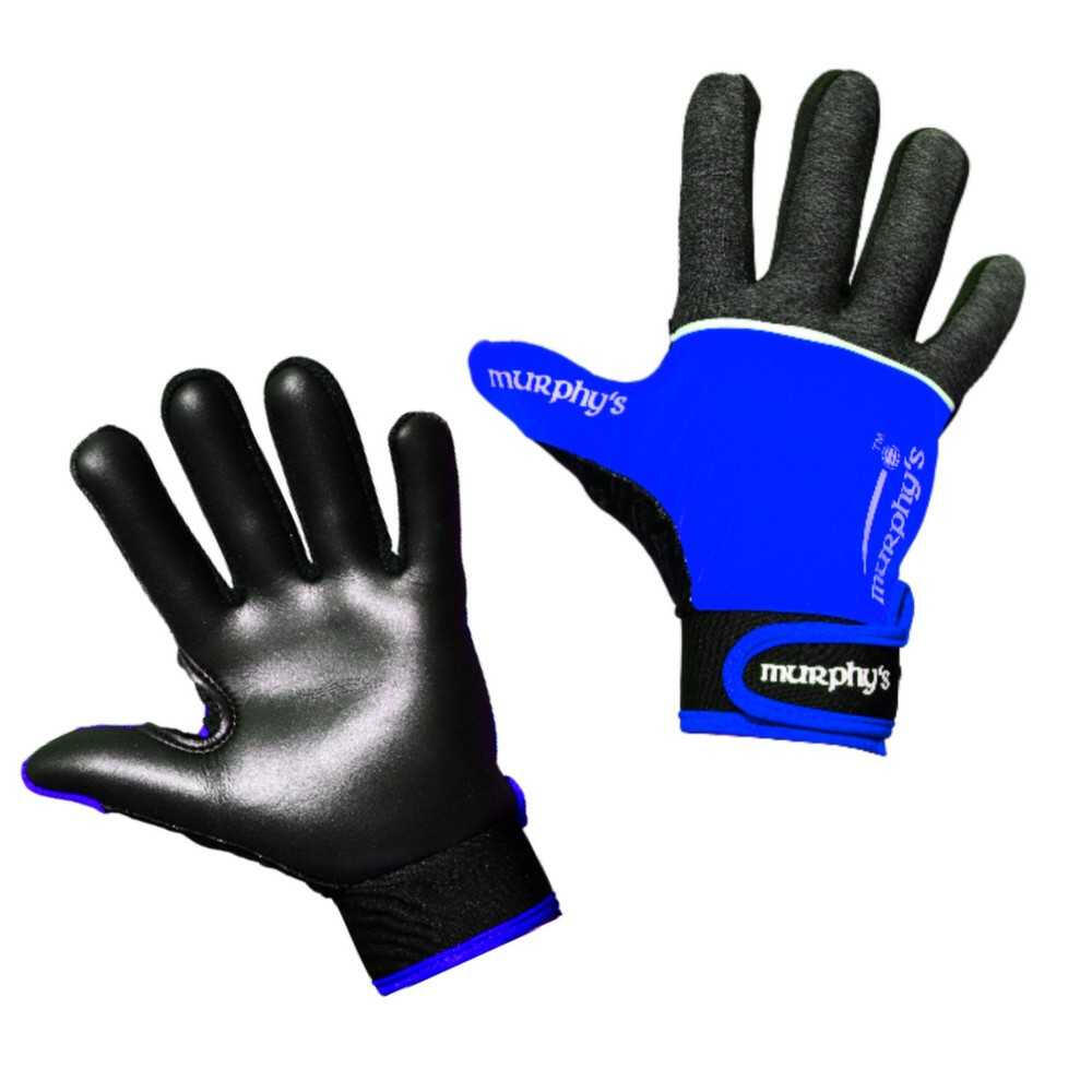 Gaelic Football Handschuhe "V2" Latex Kinder Grau/Blau/Weiß 2/2