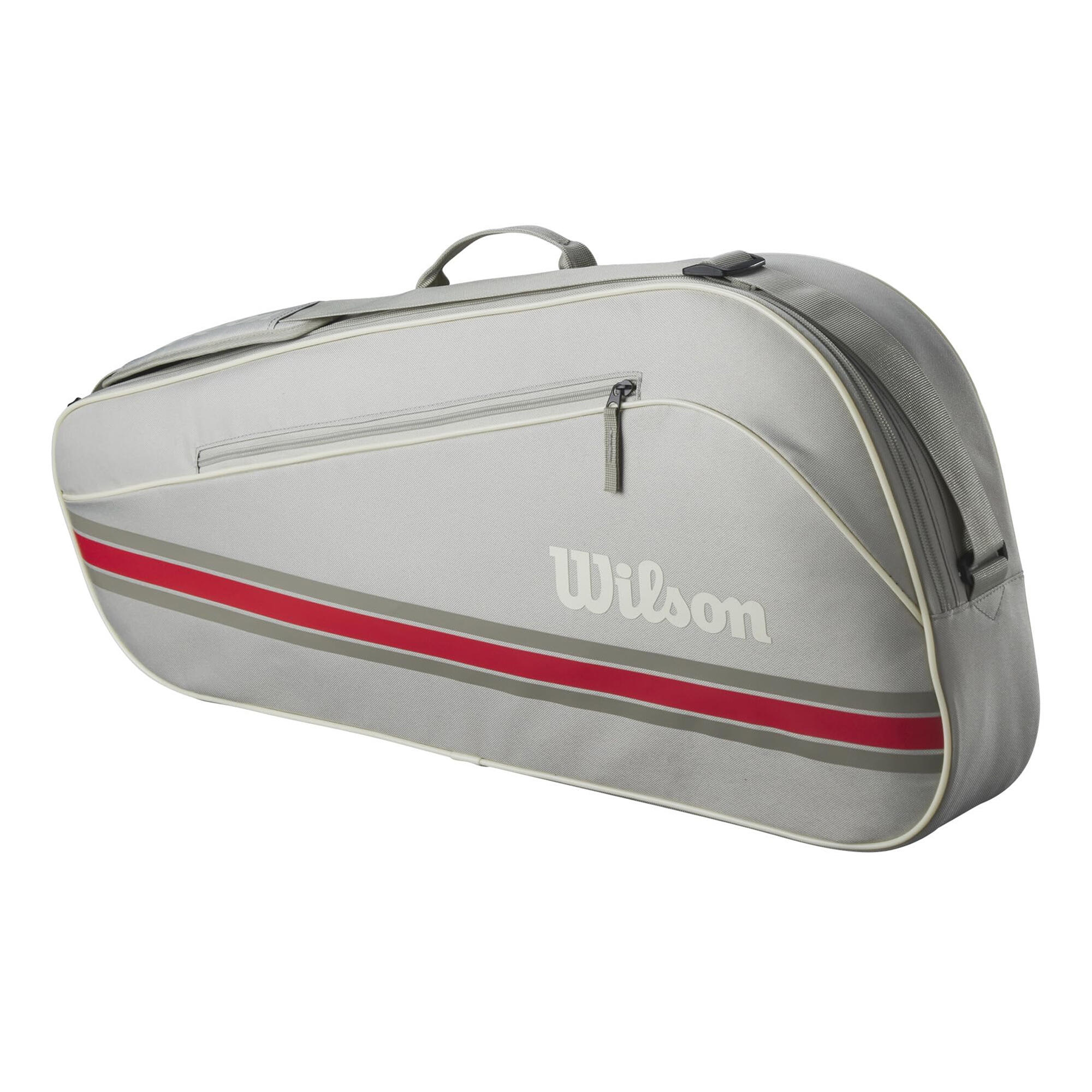 Team 3 Tennis Racket Bag (Grey) One Size 2/2