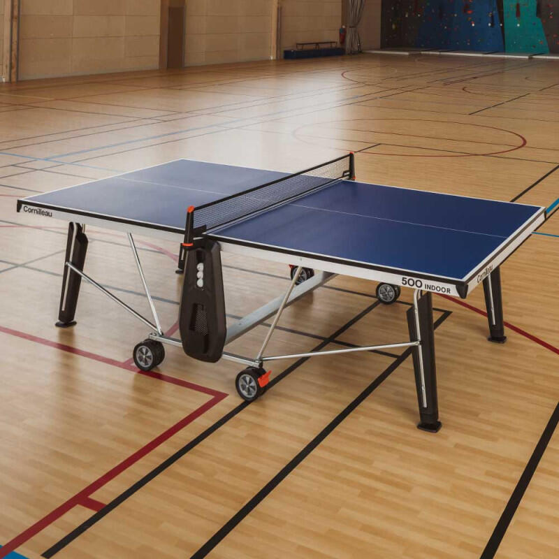 Cornilleau - Table de ping pong d'intérieur 500 Indoor - Bleu 2/7