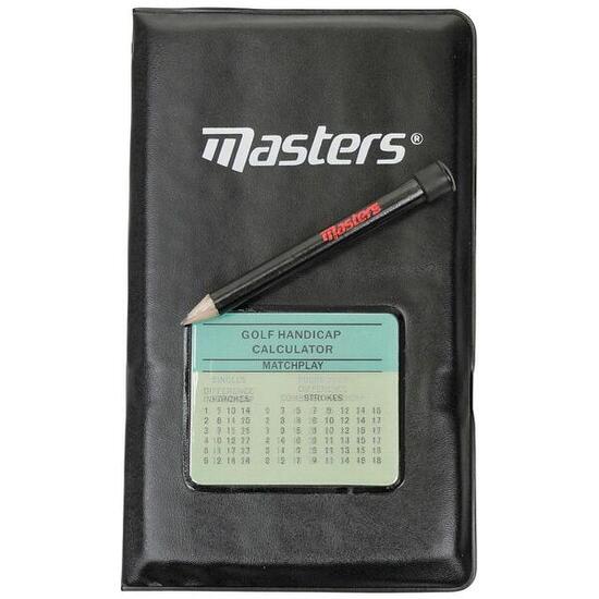 GolfScorecardHalter Damen und Herren Schwarz