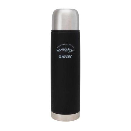 Teros" Wasserflasche, Abstrakter Berg, 1000ml Damen und Herren Schwarz