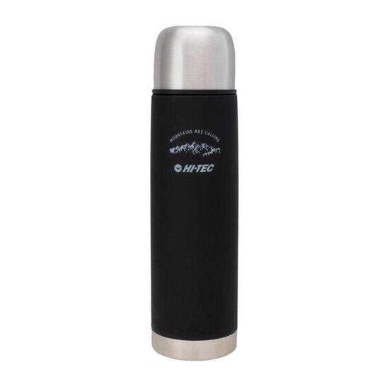Teros" Wasserflasche, Abstrakter Berg, 1000ml Damen und Herren Schwarz
