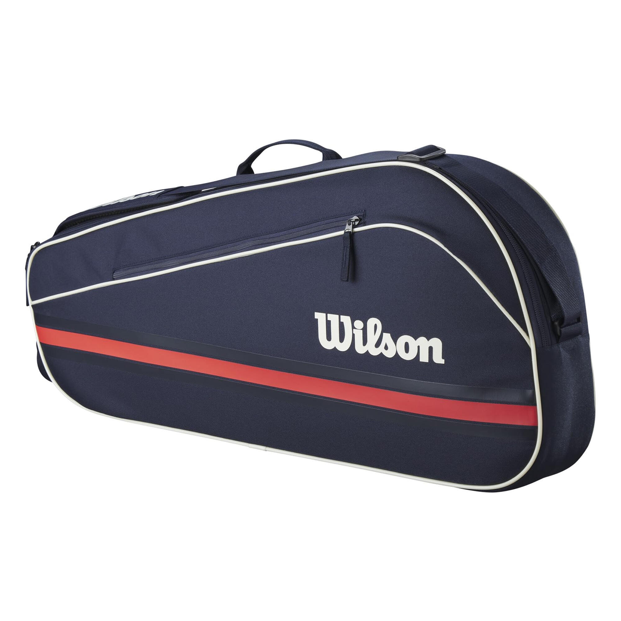 Team 3 Tennis Racket Bag (Navy Blue) One Size 2/3