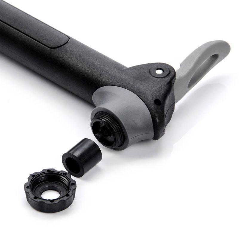 Mini bomba de bicicleta Stroke (Preto) 3/6