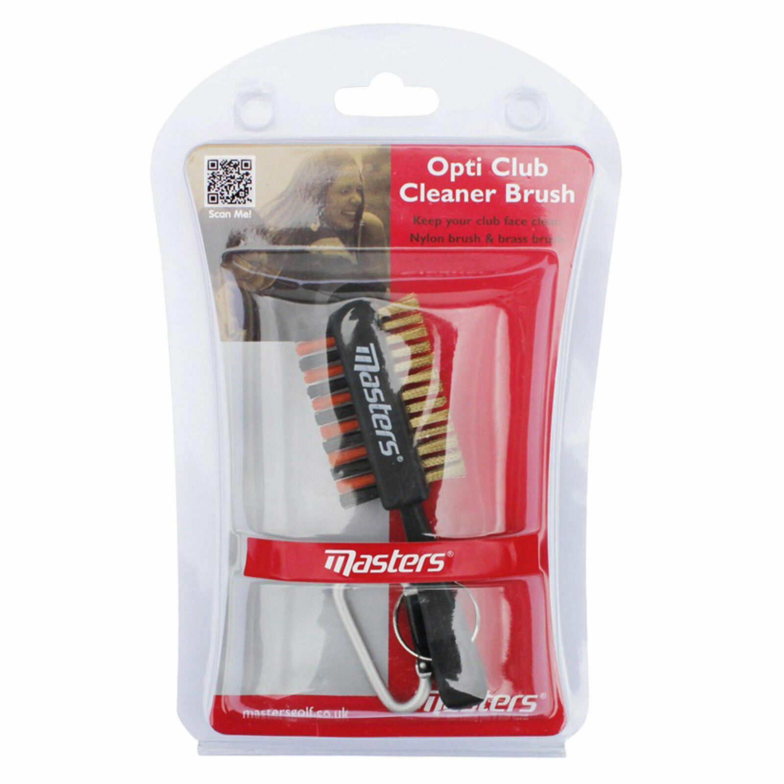Opti Club Cleaner Brush (Black/Orange/Brown) 2/2
