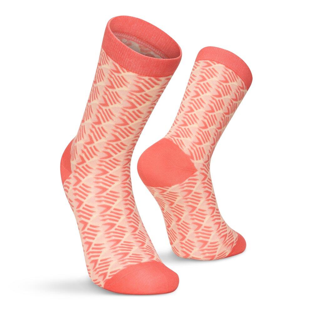 Lot de 3 paires de chaussettes en coton Lifestyle Homme et Femme Monogram Pink R 5/6