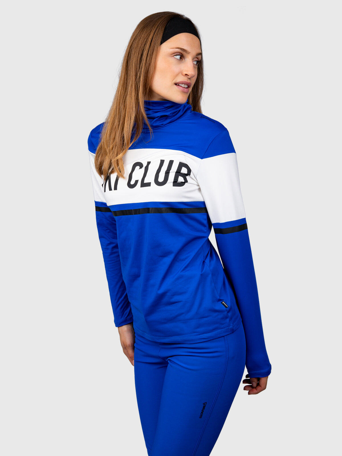 Kohika Dames Fleece Outdoor Fleece Cozy Collar Dazzling Blue 5/6