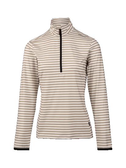 Pile leggero - sportswear - donna - stampato Rodika-Print - bianco/fungi