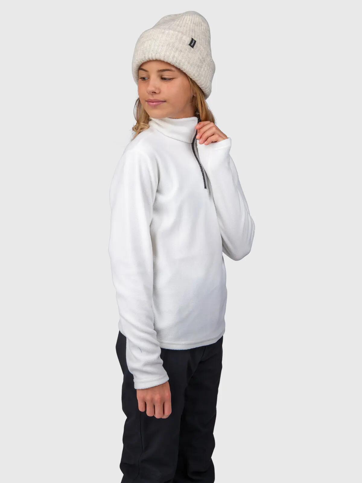 Pile - Sportswear - Bambina - demi-zip, microfleece - Bianco 5/5