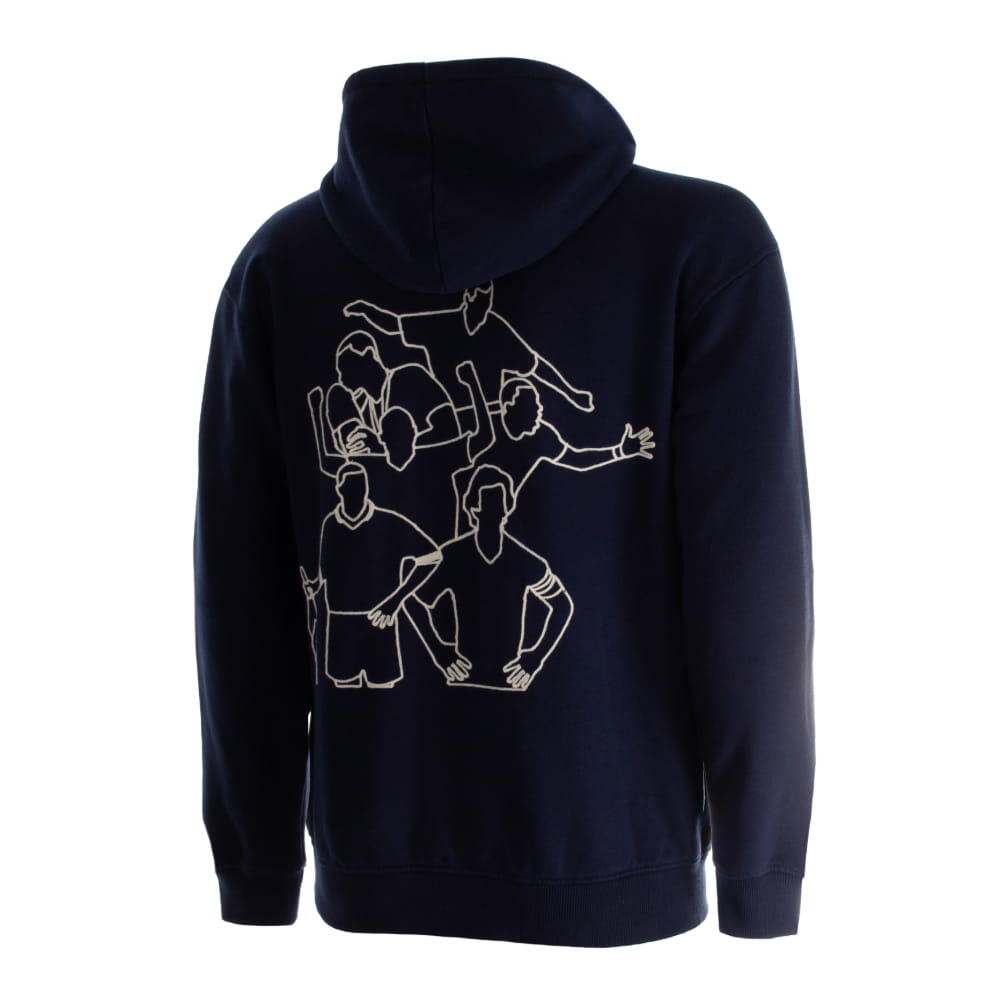 Frankrijk Legends - Geborduurde hoodie - Blauw – COPA Football 3/7