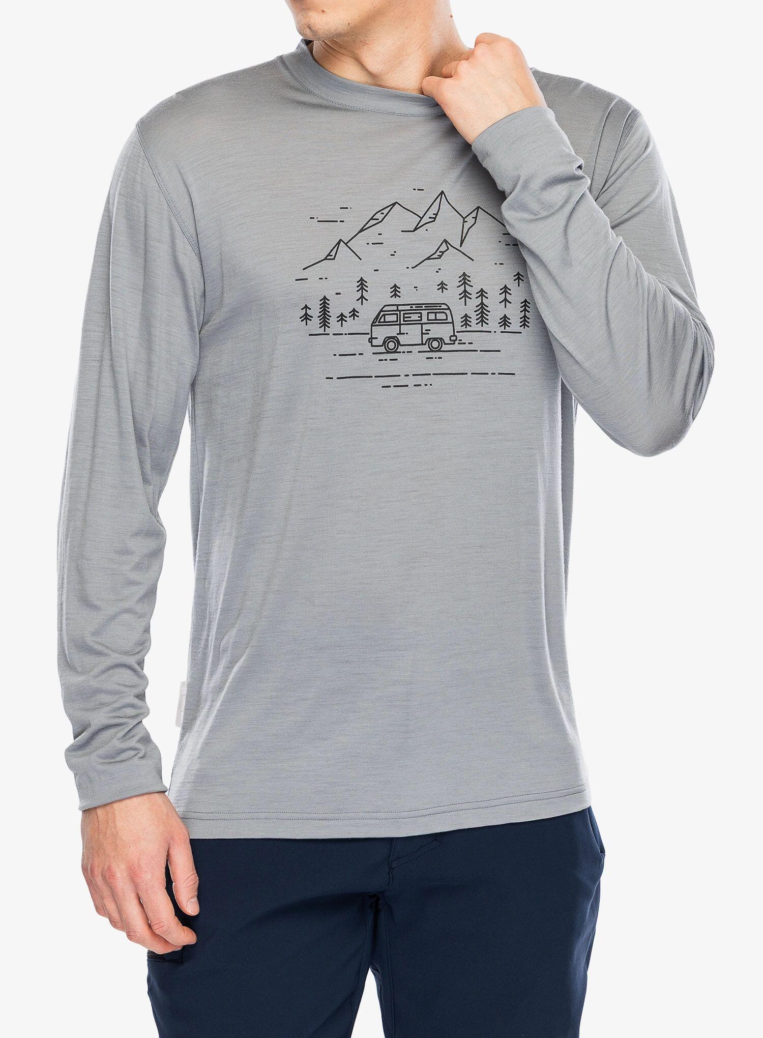 Bluza termoaktywna Sensor Merino Active Van Life Tee LS 3/5