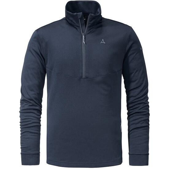 Herren Rollkragen m.RV M CIRC FLEECE LOOOP