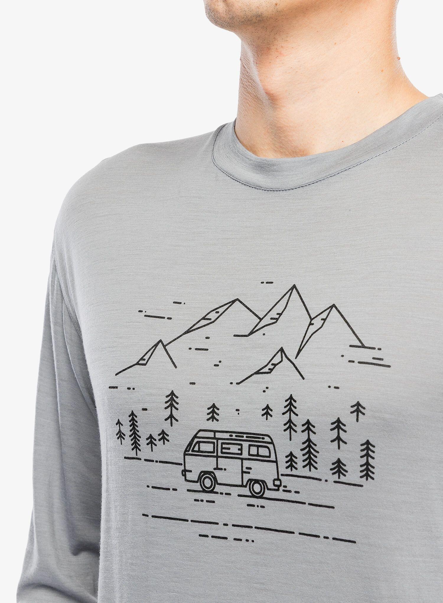 Bluza termoaktywna Sensor Merino Active Van Life Tee LS 4/5