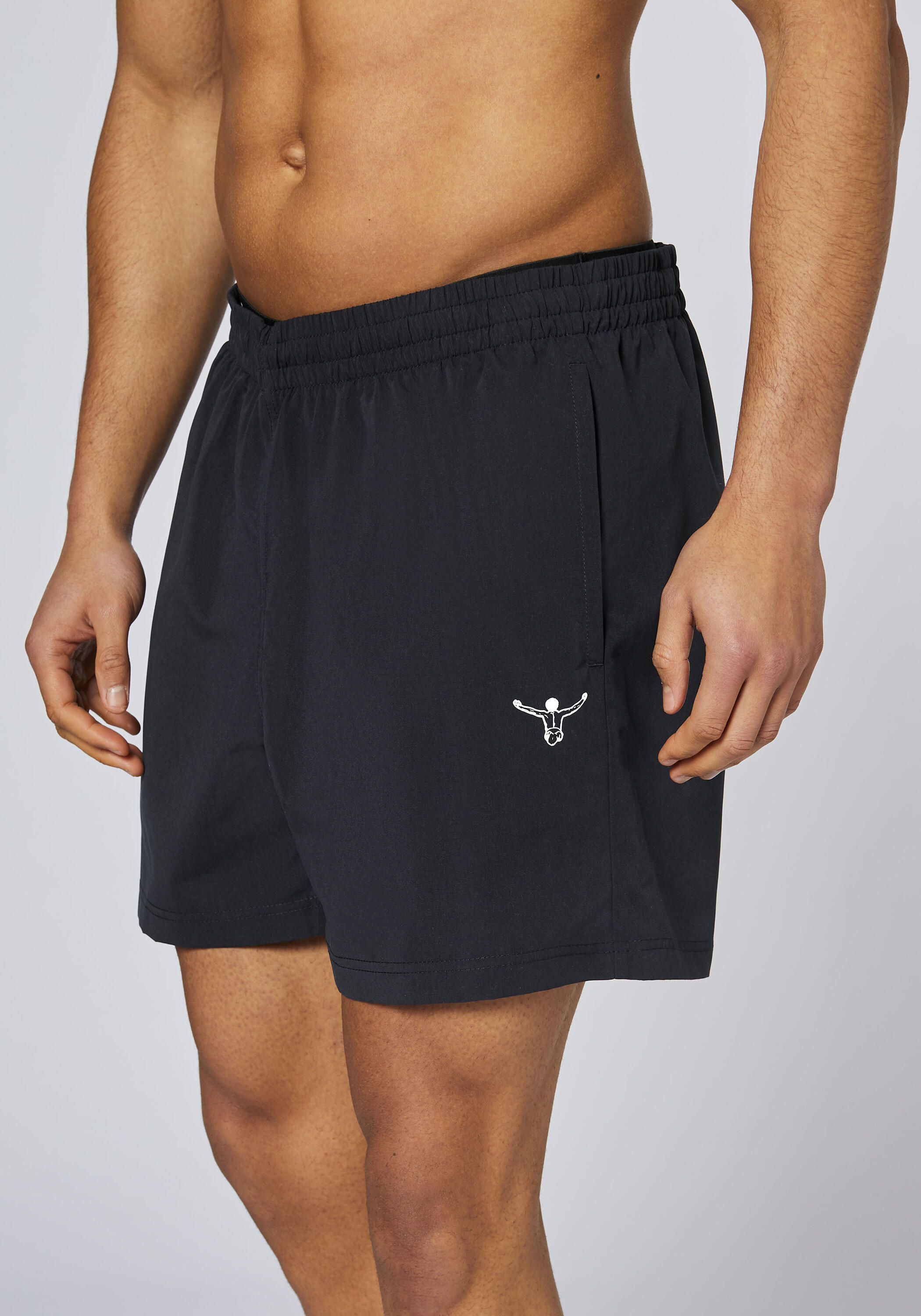 Badehose mit Front- und Rückenprint 7/8