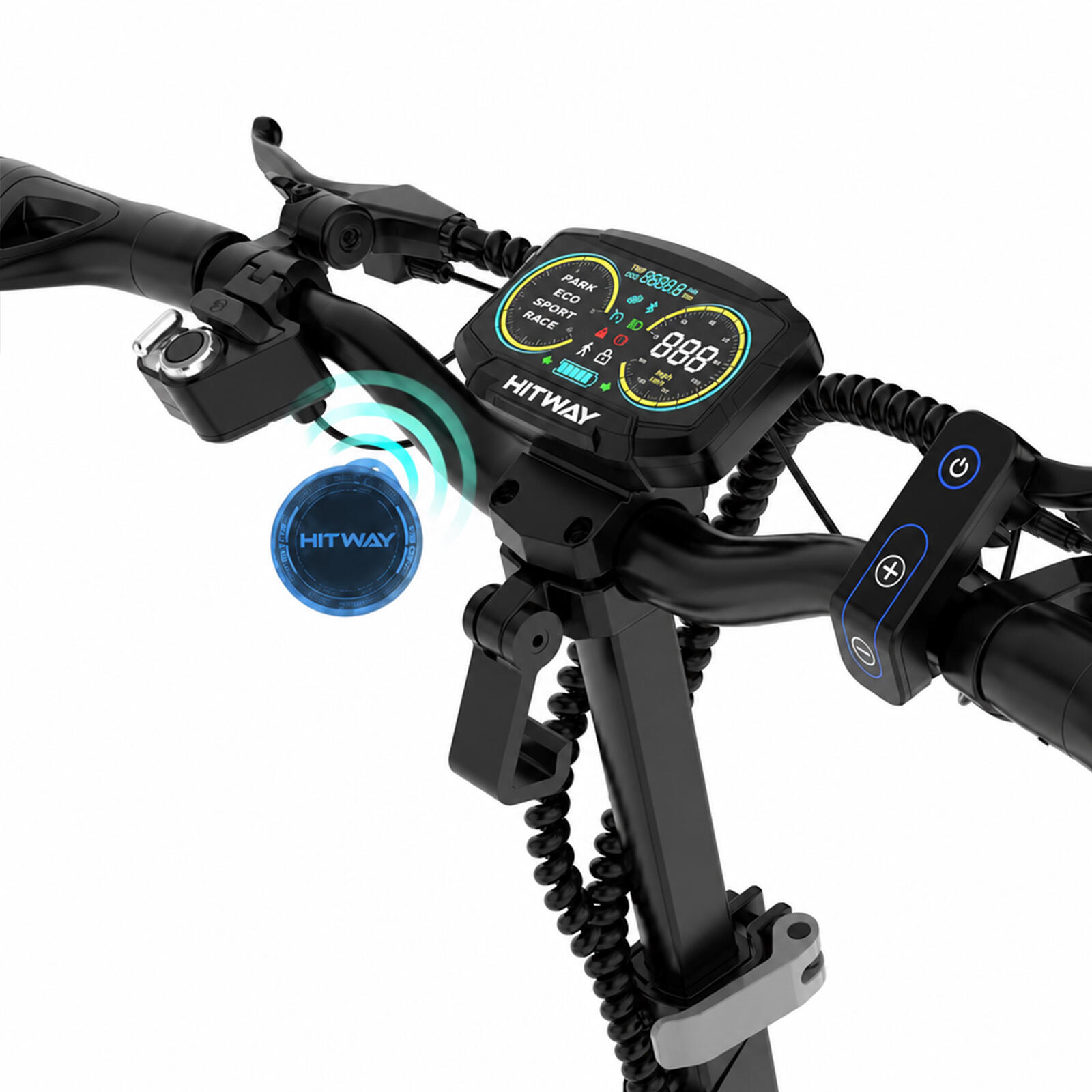Trottinette Électrique Pliable 1373Wh 110 km Pneus 10" Sous Vide H10 Pro 4/7