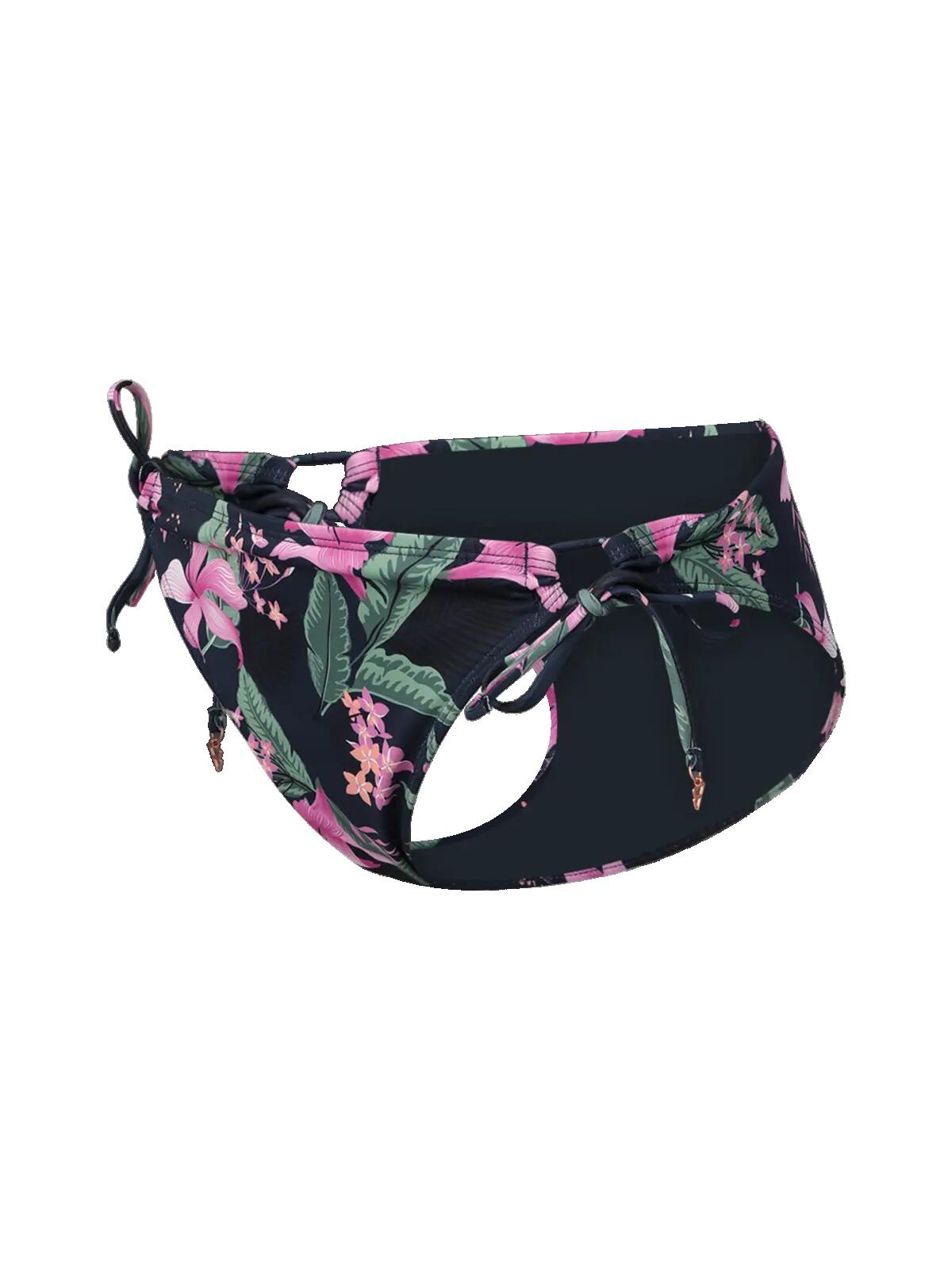 Nolestina-Tropicana Dames Bikini Bottom Watersport Medium Coverage Indigo Blue 3/7