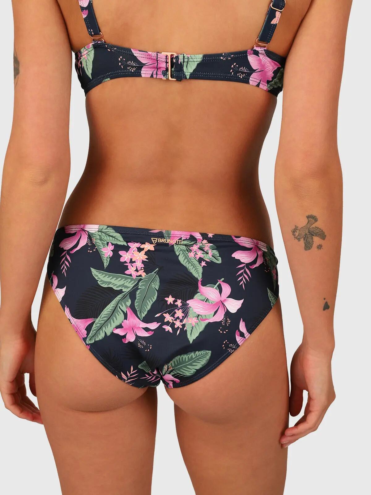 Nolestina-Tropicana Dames Bikini Bottom Watersport Medium Coverage Indigo Blue 5/7