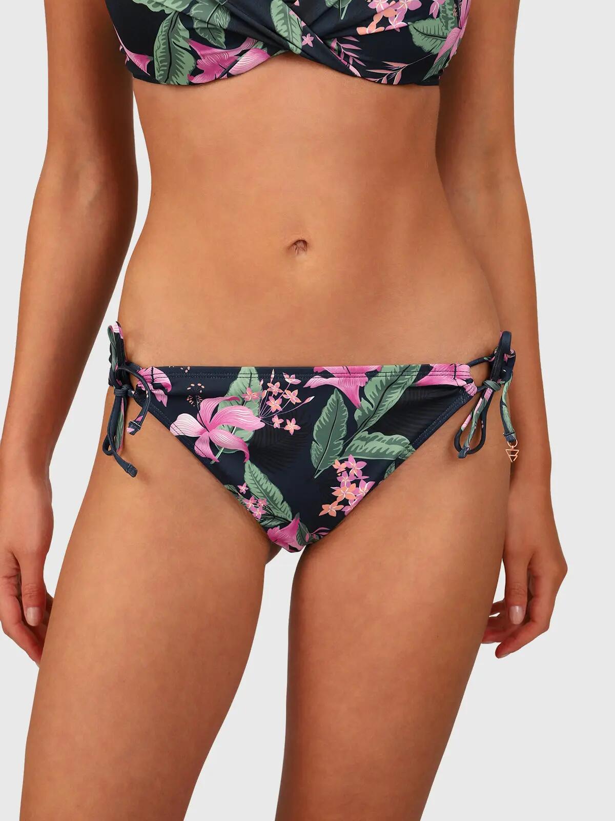 Nolestina-Tropicana Dames Bikini Bottom Watersport Medium Coverage Indigo Blue 4/7