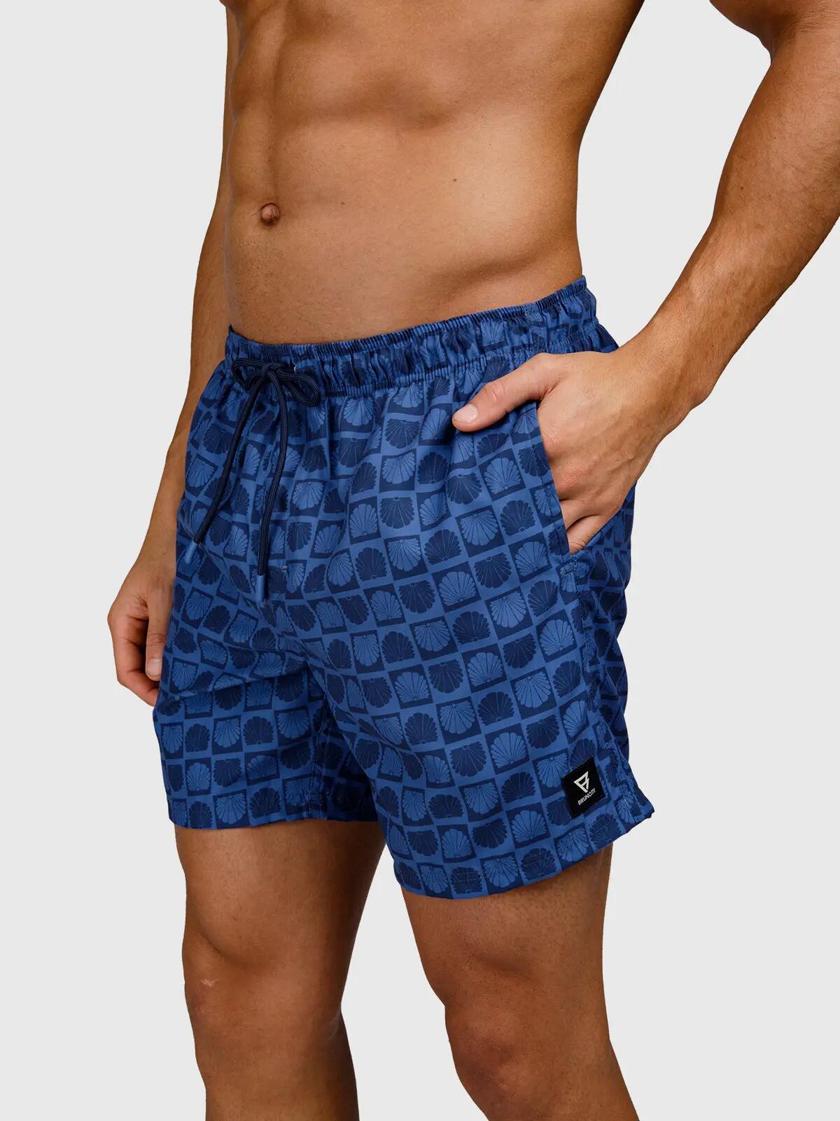 Cester-Mini Heren Swim Shorts Watersport 4-Way Stretch Fast drying Indigo Blue 6/6