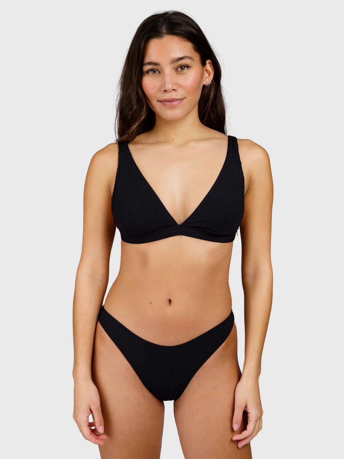 Fortelle-Rib Dames Bikini Top Watersport Removable padding Black - Rib 4/6