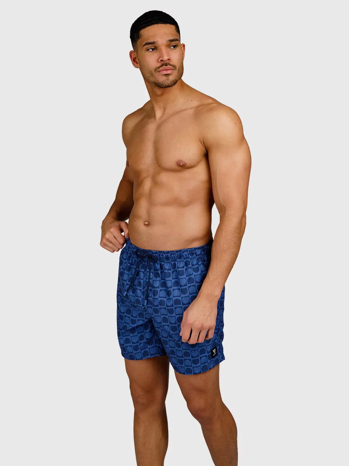 Cester-Mini Heren Swim Shorts Watersport 4-Way Stretch Fast drying Indigo Blue 5/6
