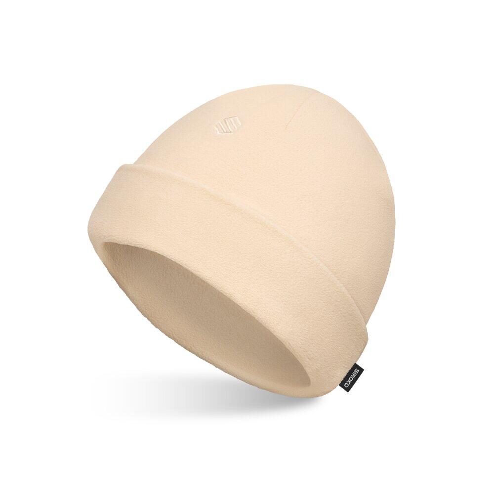 Bonnet de randonnée en polaire Homme et Femme Aysen Sand Beige 3/6