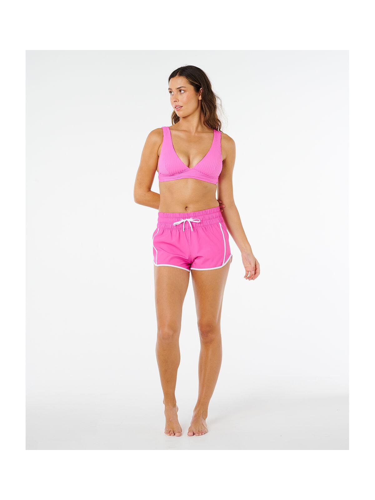 Damskie boardshorty surfingowe RIP CURL High Waist Retro Volley 3 różowe 4/7