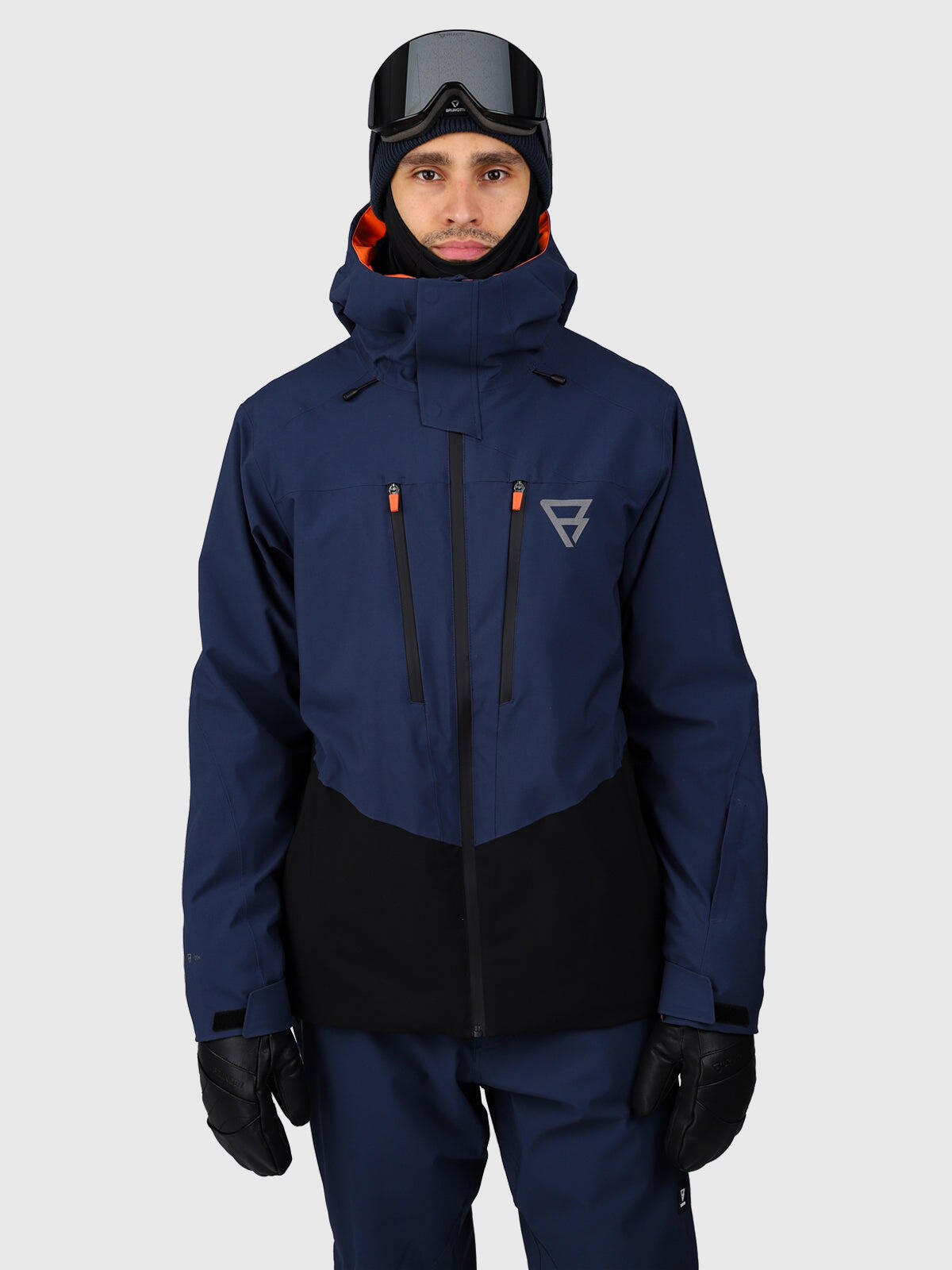 Kendron Heren Snow Jacket Wintersport 20K Water repellent Indigo Blue 4/6