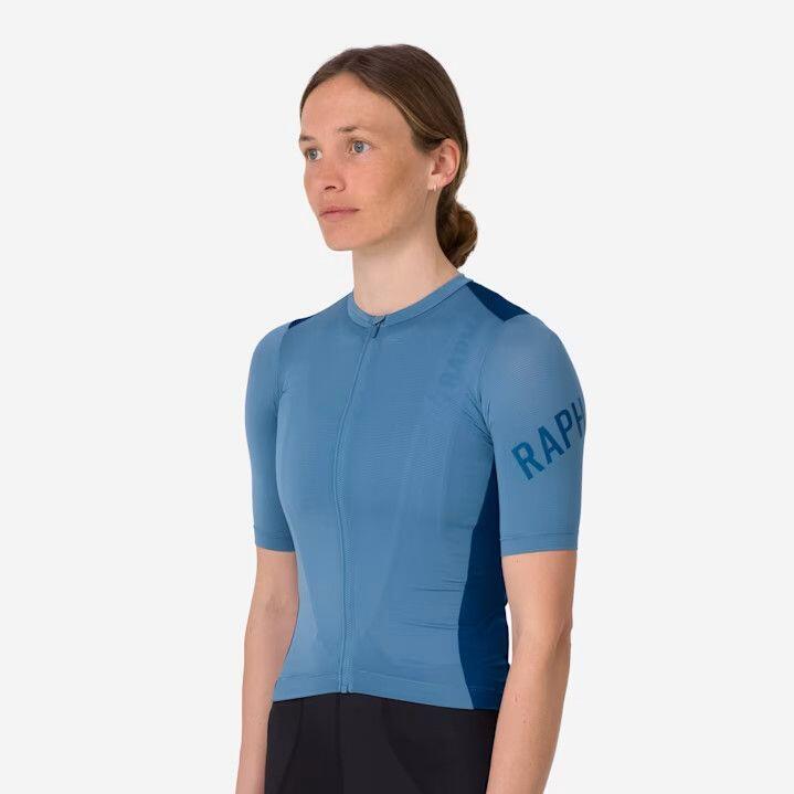 Maillot de manga corta Rapha Pro Team Training para mujer Azul 4/6