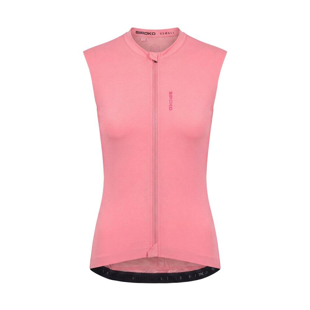 Maillot de gravel sin mangas mujer ciclismo GM4-W Strata Red Rojo 6/7