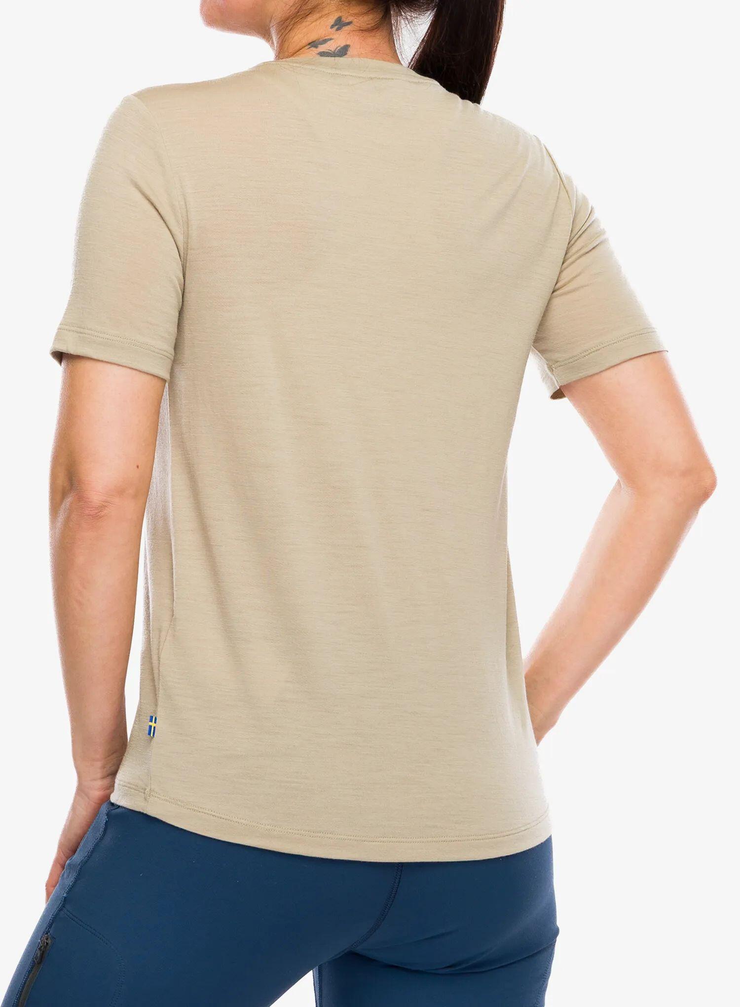 Koszulka rowerowa damska Fjallraven Hoja Lugnt Wool T-shirt 3/7