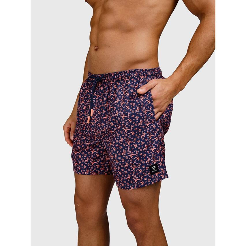 Heren Rits Zwemshort Cester Mini Melon Blauw & Oranje Multi 6/7