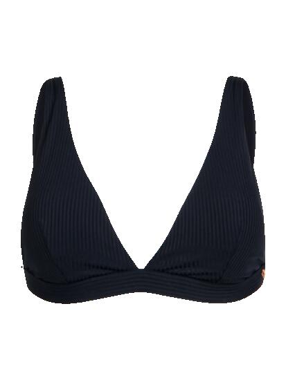 Top bikini - Nuoto - Donna - Fortelle-Rib spalline regolabili - Nero